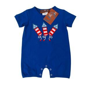 NEW Millie Jay 6M Firework Romper